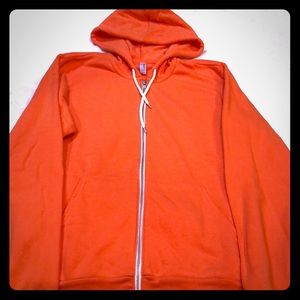 NWOT- Canvas- bright orange hoodie never worn!